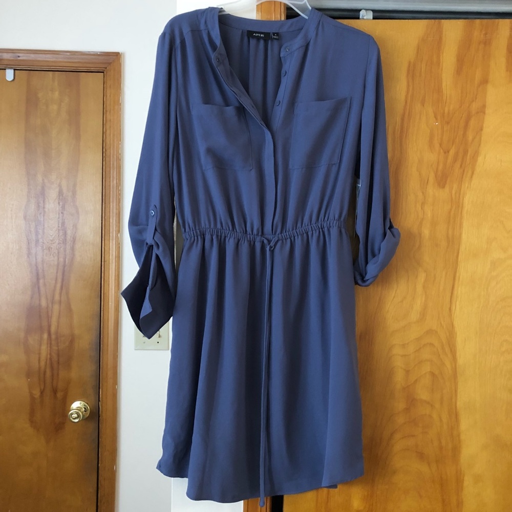Gray/blue summer dress